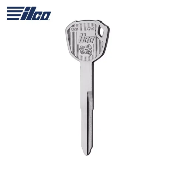 Kawasaki KA34 X279 Motorcycle Key (ILCO) NINJA / Z1000 / ZR1000 2010 