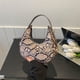thumbnail image 4 of Bolso De Hombro Bolso para axilas de mujer Media luna Estampado de serpiente Moda Bolso de hombro Monedero (Marrón), 4 of 6