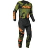 Thor Youth Sector Warship Green/Orange Jersey Pant Combo