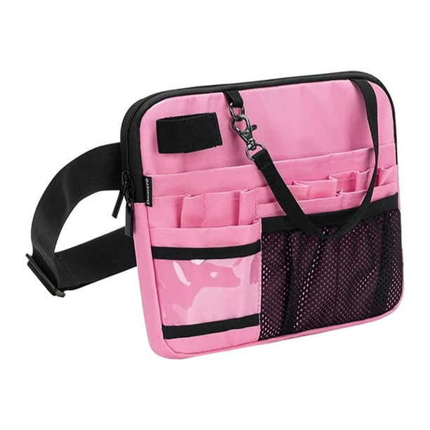 Qarigey Riñonera impermeable para enfermera para profesionales médicos Riñonera para enfermera con bolsillo para equipo médico rosa Type3 NO3