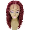 thumbnail image 7 of LUXLUXE Andrea 25 in Curly Long 4X4 Hand Tied Lace Braid Braided Wig, BURGUNDY, 7 of 7