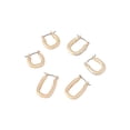 thumbnail image 5 of Madden NYC Women's Fashion Gold-Tone Mixed Huggie 3-Piece Earring Set, 5 of 5