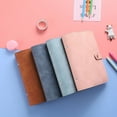 thumbnail image 2 of BE-TOOL PU A6 Notebook Binder Inner Paper Cover with Zipper Bags Personal Planner Filler Paper Pink, 2 of 9