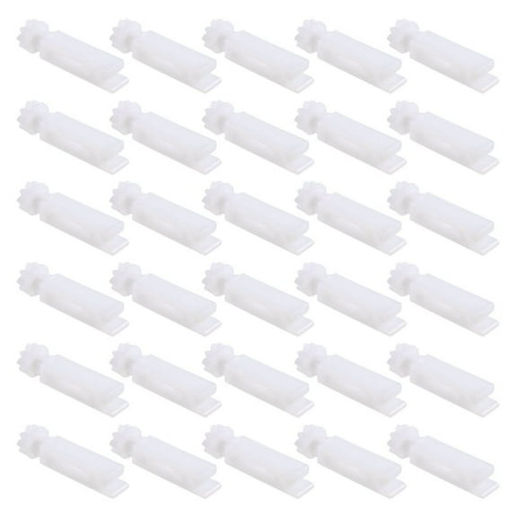 30Pcs Vertical Blind Stem Replacement White Stems for Vertical