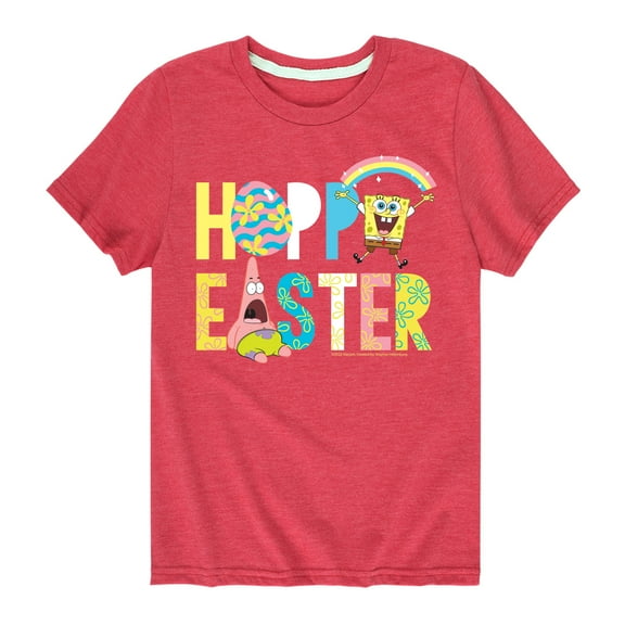 SpongeBob Squarepants - Hoppy Easter Icons - Toddler And Youth Short Sleeve Graphic T-Shirt