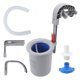 thumbnail image 1 of Colector automático de desechos para piscina, skimmer de superficie de piscina, kit de skimmer de plástico para piscina, skimmer automático de montaje en pared, compacto y liviano, 1 of 8