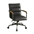 thumbnail image 1 of Scranton & Co Chaise de Bureau Pivotante Moderne en Cuir, Ébène Antique, 1 of 4