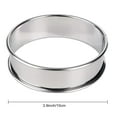 thumbnail image 6 of Eoperou Stainless Steel English Muffin Rings - Non-Stick Coating Cake Mold, Double Rolled Edge Design for Baking, 6 of 7