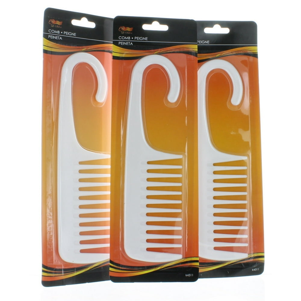 Detangling Combs Wide Tooth Hairdressing Shower Conditioner Comb Lot of