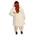 thumbnail image 4 of City Chic Women's Plus Size Sassy Fully Lined Military Coat, 4 of 5