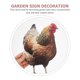 thumbnail image 3 of Realistic Garden Chicken Stake Acrylic Stake Sign Lawn Chicken Shape Decoration, 3 of 3