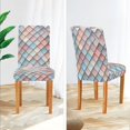 thumbnail image 3 of Yayeee 2 Pack Dining Chair Covers Stretch Parson Chairs Slipcovers Seat Protector, Red Art Pattern, 3 of 6