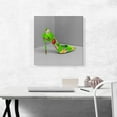 thumbnail image 2 of ARTCANVAS Green Modern High Heels Shoe Stiletto Flower Pattern Canvas Art Print - Size: 18" x 18" (1.50" Deep), 2 of 9