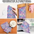 thumbnail image 6 of GZHJMY Kitchen Dish Towels, Mermaid Fish Scale Kitchen Towels Set of 4 Super Soft Absorbent Dish Towels Set Microfiber Polyester Kitchen Dish Cloths Decorative Tea Towels, 28x18 Inch Washcloths, 6 of 7