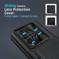 thumbnail image 5 of ELEHOLD Hybrid Rugged Case for Samsung Galaxy Z Fold 4,with Removable Card Slot Sliding Camera Lens Protector Screen Protector Shockproof Magnetic Case for Samsung Z Fold 4,Black, 5 of 9