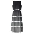 thumbnail image 6 of Sngxgn Women's Cozy Knit Sleeveless Bateau Neck Midi Dress(Grey,XXL), 6 of 6