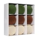 thumbnail image 2 of Adornos de árbol de Navidad flocados - Bolas de plástico de 3,1 pulgadas en pack de 9 con cuerda colgante para decoración navideña, 2 of 5