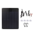 thumbnail image 2 of Solar Battery Maintainer, 20W Monocrystalline Silicon RV Solar Panel Solar Battery Solar Panels with an Intelligent Charging Chip for Diverse Applications Including Charging, 2 of 7