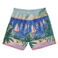 thumbnail image 7 of FORMRS Boys Swim Trunks Quick Dry Mesh Liner Boardshorts Sizes XS-XL, Boat Seaside, 7 of 7