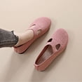 thumbnail image 4 of AUDeals Women’s Soft Sole Walking Shoes Breathable Non Slip Casual Orthopedic Shoes for Middle Aged and Elderly (Pink, 7), 4 of 8