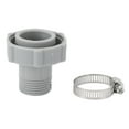 thumbnail image 2 of Swimming Pool Drain Fitting, Wide Compatibility  Connection Lightweight Pool Drain Pipe Connector with Clamp for Household Use, 2 of 7