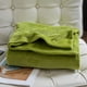 thumbnail image 1 of Manta de Microfibra onlyliua Ofertas de Navidad Verde suave acogedora cálida Hecha a mano para sofá silla Cama camping picnic viajes, 1 of 6