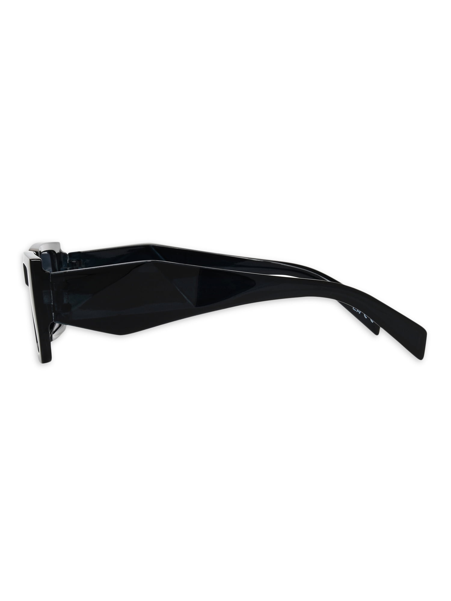 No Boundaries Women's Rectangle Black Sunglasses
