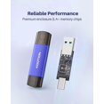 thumbnail image 5 of 2025 Latest Model 32GB Type-C Flash Drive 5-Pack, 2-in-1 USB C Flash Drive, 5 of 5