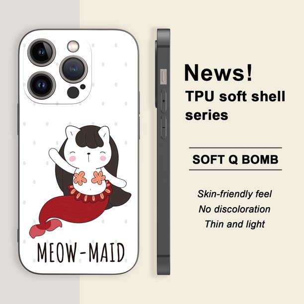 Funda para teléfono plateada colorida de doble capa mate llena de diversión para iPhone 15 Pro Max 14 13 12 Pro 11: ¡la máxima protección!