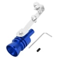 thumbnail image 1 of Silbato de tubo de escape de sonido turbo Unique Bargains, fabricante de rugido de cola trasera para coche y motocicleta de aluminio, 1 juego L Azul, 1 of 7