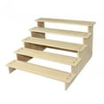 thumbnail image 1 of Ruiboury Wood Display Riser Stand Decor Showcase Fixtures for Sculptures Figures Home 5 Layer 40cm Brown 5 Layer 40cm, 1 of 6