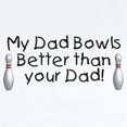 thumbnail image 2 of CafePress - Dad's Bowling Infant Bodysuit - Baby Light Bodysuit, Size Newborn - 24 Months, 2 of 4