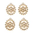 thumbnail image 2 of 4 Piezas Colgantes Huecos de Nieve Sunnimix Fabricación de joyas Colgantes huecos, 2 of 8
