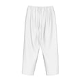 thumbnail image 5 of Bingfone Pajamas For Women,White Pajama Pants With Pockets-Large, 5 of 9