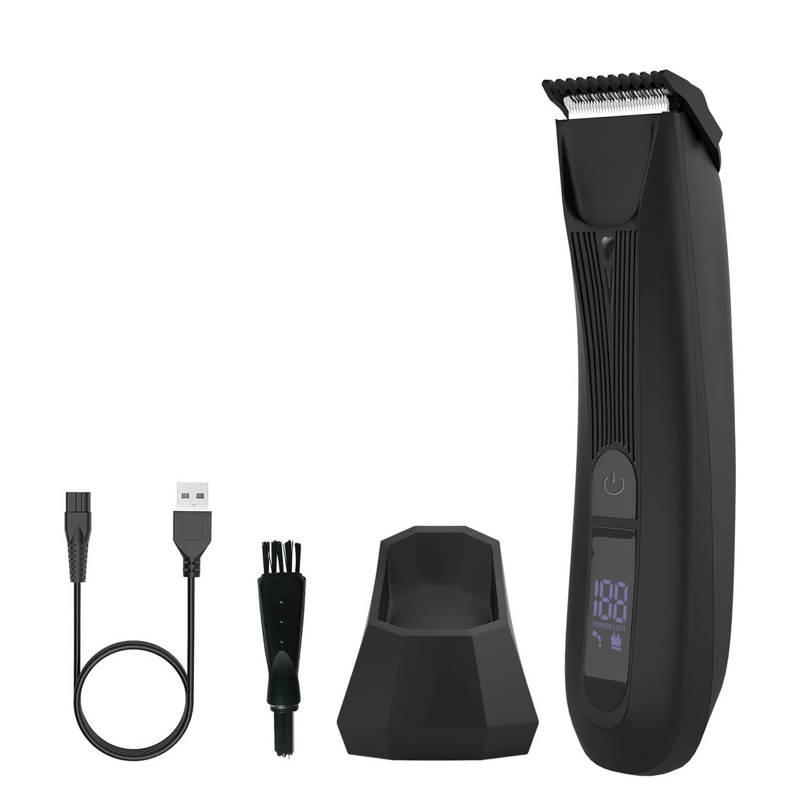 Razor Men'S Shaver Lcd Electric Shaver Body Hair Armpit Hair Leg Hair