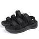thumbnail image 3 of Sandalias de playa para hombre Suela gruesa Soporte para arco Sandalias de verano Zapatillas (Negro 43), 3 of 9