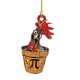 thumbnail image 1 of Billuyoard Colgante navideño de pollo con gorro navideño, bufanda, adorno colgante para árbol de Navidad, decoración para fiesta navideña Kits de decoración para fiestas Numero 5 Billuyoard HA040077-05, 1 of 6
