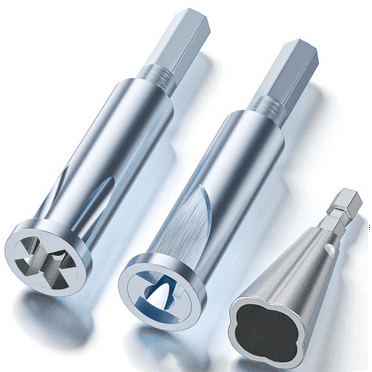 3Pcs Wire Twister Tool for Drill - 3 Way/ 5 Way Wire Stripper and Electrical Wire Twister Tool for Power Drill