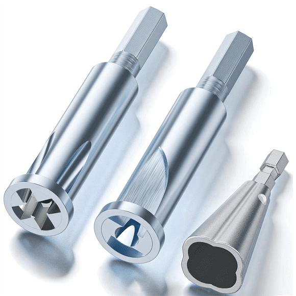 3Pcs Wire Twister Tool for Drill - 3 Way/ 5 Way Wire Stripper and Electrical Wire Twister Tool for Power Drill