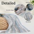 thumbnail image 3 of Western Cowboy Boots Throw Pillow Covers, Vintage Country Blue Wooden Soft Breathable Pillow Cases with Invisible Zipper for Sleeping, Small Pillowcases for Couch Bed Sofa Chair 16x24 Inches, 3 of 9