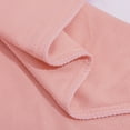 thumbnail image 2 of NTBAY 2 Pack Velvet Throw Pillow Cover, Soft Decorative Square Pillowcase, Cushion Cover with Hidden Zipper, 16"x16", Pink, 2 of 5