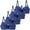 Womens Bras Blue, variant on Womens Everyday Bras, Women’s 4 Pack Push Up Lace Bra Comfort Padded Underwire Bra Lift Up Add One Cup S-2XL