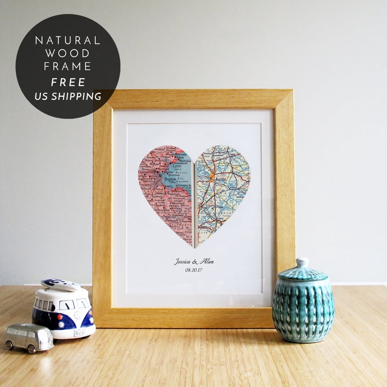 Heart Map Frame Heart Map Frame