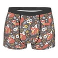 thumbnail image 4 of Goofa Foxes Printed Men's Boxer Briefs Underwear, Moisture-Wicking Underwear, Trunk,Soft and Breathable Cotton Underwear-, 4 of 9