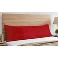 thumbnail image 3 of Sweet Jojo Designs Corduroy Burgundy Red Body Pillow Cover Case 54x20 (Pillow Not Included), 3 of 6