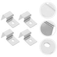 thumbnail image 3 of 4pcs Stainless Steel Fish Tank Glass Cover Clips Lid Supports Aquarium Brackets Supplies, 3 of 4