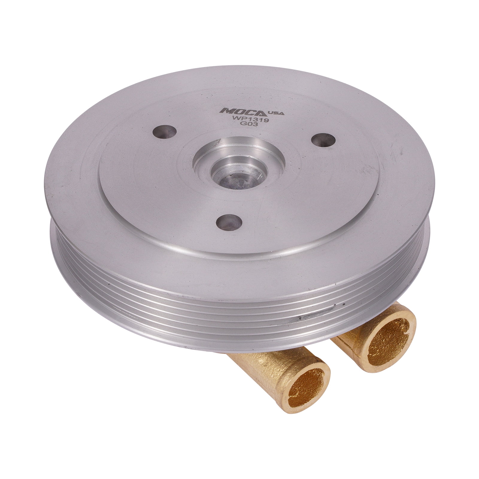 MOCA AUTOPARTS 21212799 Raw Water Pump with Serpentine Pulley Fit for Volvo Penta 4.3L 5.0L 5.7L