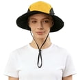 thumbnail image 5 of AJGRHE Sun Hat for Men Women UPF50+ Fishing Hat Waterproof Breathable Bucket Hat, UV Protection Wide Brim Summer Safari Hats Yellow A, 5 of 5