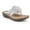 WHITE, variant on Cliffs by White Mountain Womens Cupcake II Faux Leather Thong Sandals