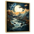 thumbnail image 2 of Designart "Dreamy Oceanic Fantasy" Ocean Floater Framed Canvas Prints, 2 of 5